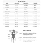 Daci Women Two Piece Swimsuit High Waisted Bikini Set Ruffle (255) Blue Size M Photo 5