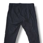 Helmut Lang Black Reflex Bodycon Leggings Contrast Topstitch Detail Trim Size Sm Photo 5