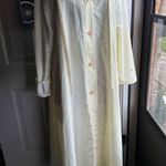 Vintage Betty Rose hooded silk blend loose maxi trench coat, one size White Photo 1