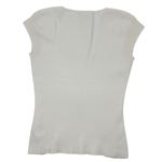 Club Monaco Womens Ivory Knit Scoop Neck Short Sleeve Top Size S Photo 1