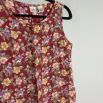Gap Vtg. 90's  red floral linen maxi dress Photo 1