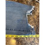 Calvin Klein  Blue High Rise Bootcut Raw Shark Bite Hem Jeans Size 33 Plus Size Photo 7