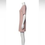 Reformation  Ribbed Pink Mini Dress‎ Scoop Mini Sleeves Size Large Bodycon Photo 2