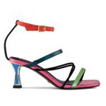 Kat Maconie Pari Multibright Sandals in Pink Blue Green Gold Black Size 7 Photo 8