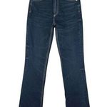ZARA  Women's Blue Dark Wash High Waisted Ankle Flared Denim Jeans Size 2 Photo 0