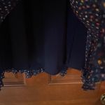 Madewell  dot ruffle dress navy size 00 Photo 4