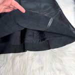 wilson's leather  Maxima Black Perforated Leather Mini Skater Skirt Photo 1