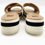 SM New York Womens 9 Lyric Platform Sandal Rose Gold Metallic Criss Photo 4