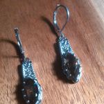 Brazilian Smokey Quartz Stainless Steel Lever Back Earrings Photo 2