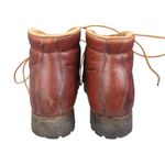 Vtg Vasque Highlander Leather Hiking Boots Women's 8.5M Vibram Italy‎ Gorpcore Brown Size 8.5 Photo 5