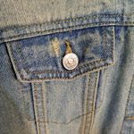 Brandy Melville Denim‎ Jacket with Attached Hood Photo 3