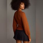 Maeve Anthropologie  copper brown bubble sleeve sweater Photo 2