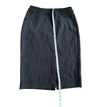 Free People  black polka dot pencil skirt sz large Photo 5