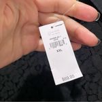 Gap  Lace Bib Big Shirt Button Down Black Women’s Plus Size XXL NWT Photo 12