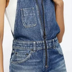 Free People  Blue Denim Overalls‎ Photo 0