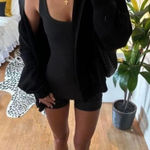 SKIMS Cotton Ribbed Onesie Romper M Photo 0