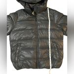 Nike NWT Sportswear Down Puffer Jacket 700 Fill Black Hooded Womens XL Photo 4