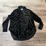 Jessica Simpson  Romy Velvet Shacket in Black Photo 3