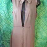 Symphony Mocha maxi slit long dress Photo 0