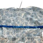 Vince NWT Large Dahlia Long-Sleeve Double VNeck Midi Dress Blue Floral Cut Out L Photo 10