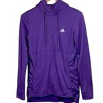 Adidas  Climawarm Transition Half Zip Pullover Hoodie Purple Women’s Size Small Photo 0