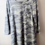 Entro  Gray Camouflage Dress Photo 0