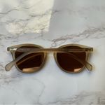 Le Specs Bandwagon Matte Stone Sunglasses Sunnies Unisex Reflective Tan Photo 5