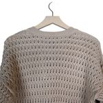Design History Womens M Open Stitch V-Neck Sweater in Fawn NEW Photo 4
