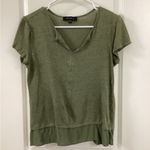 Sanctuary  Olive Short Sleeve Tee Photo 0