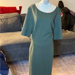 Lands' End Women's Midi Dress in Forest Green Photo 1