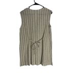 Sostanza‎ Contemporary Apparel Vintage Women's Size Medium Silk Top Gray Photo 4