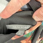 Julia Jordan  Women's Midi Dress Size 12 Floral Black‎ Multi Short Sleeve Wedding Photo 14