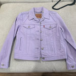 Levi's Women's Light Purple Denim Jacket Photo 0