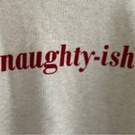 Aerie Naughty-ish Long Sleeve Pullover Crewneck Novelty Sweatshirt Size M Photo 7