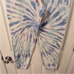 J.Crew Blue/White Knit Tie Dye Jogger Sweatpants. Size Large. Photo 2