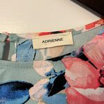 Adrienne Beautiful Floral Blouse with ties at the wrist Photo 1