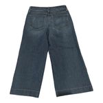 NYDJ lift tuck crop wide leg blue jeans with 1.5" hem size 2-4 28" waist Photo 6