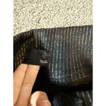 RtA Diavolina fold over Black Pinstripe Pants Jeans Photo 8