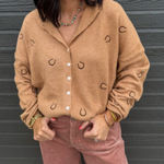 Things Between Piper Brown Horseshoe Embroidered Cardigan S Photo 0