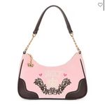 Juicy Couture  Pink and Black Handbag Photo 4