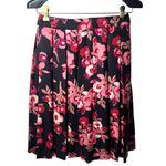 Kate Spade  New York Shadow Buds Pleated 100% Silk Skirt Flirty Feminine Career 2 Photo 1