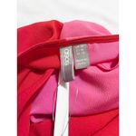 ASOS NWT ‎ Color Block Twist Front Long Sleeve Blouse Top Red Pink Womens Size 14 Photo 2