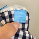 J. McLaughlin J.‎ McLaughlin Masie Gingham Plaid Slim Straight Leg Pull On Pants Navy Size 4 Photo 6