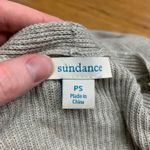 Sundance Open Front Cardigan Women Small Petite Gray Knit Sweater Pockets Casual Photo 3