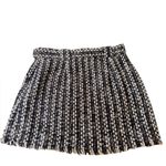 Ramy Brook Belted Tweed Mini Skirt Black Combo NWT 10 Photo 4