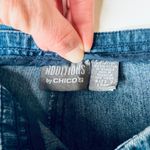 Chico's Additions by  Side Zip Cropped Denim Jeans Pants 16 Photo 3