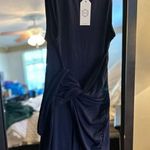 NEW LILLUSORY Casual Beach Tank Ruched Mini Dress M Blue Size M Photo 4