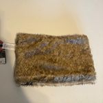 Eddie Bauer NWT Faux Fur Lined Knit Neck Warmer Gaiter Scarf NWT One Size Brown Photo 5