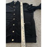 Ralph Lauren  Rare Vintage 90s Black Velour Jacket And Pants Set Size Medium Photo 7
