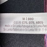 PINK - Victoria's Secret VICTORIA SECRET PINK WOMENS SIZE MEDIUM ULTIMATELY LIGHTLY LINED BURGUNDY FLORAL Photo 2